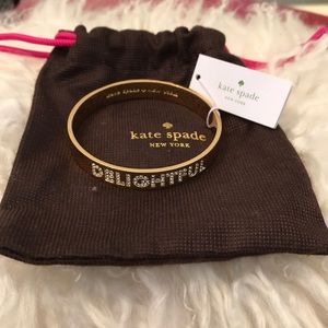 Kate Spade ♠️ delightful sparkle gold bracelet